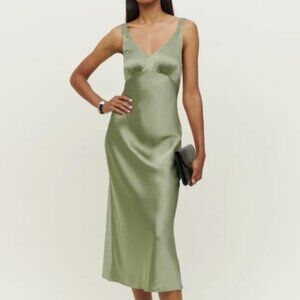 NWT Reformation Daytona Silk Dress Size 0